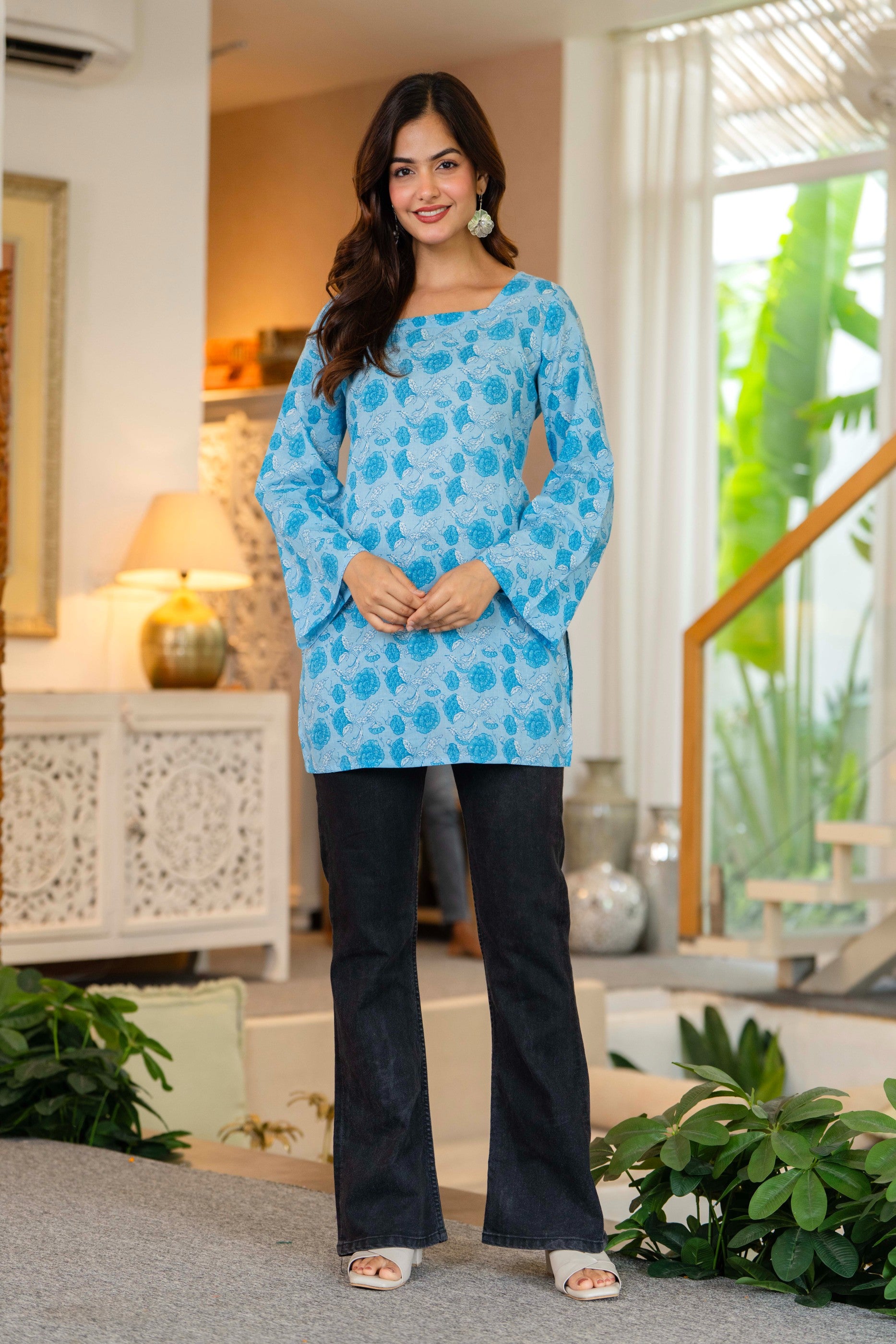 Meher by Prachiti Blue Top