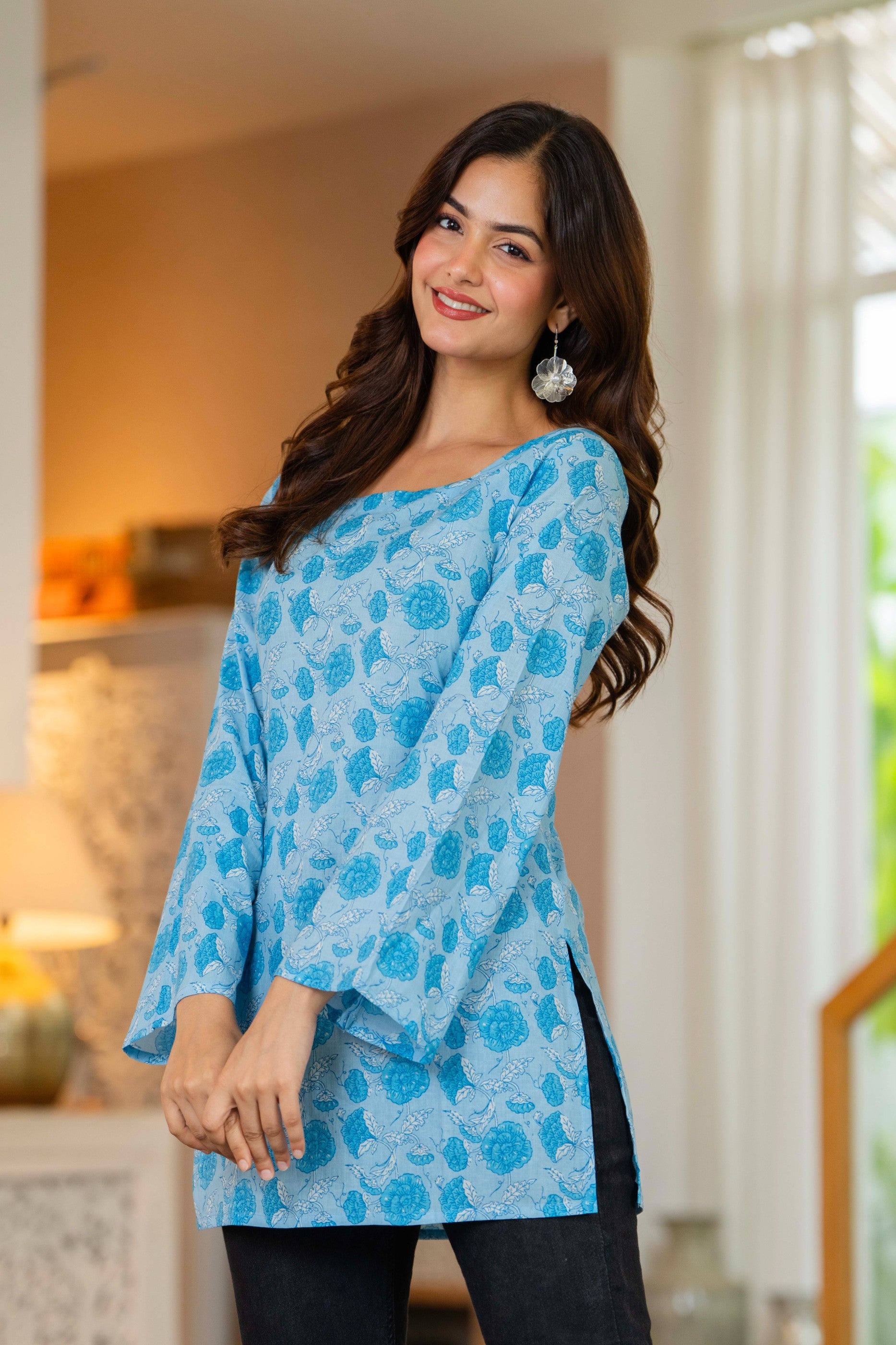 Meher by Prachiti Blue Top