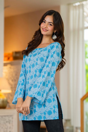 Meher by Prachiti Blue Top