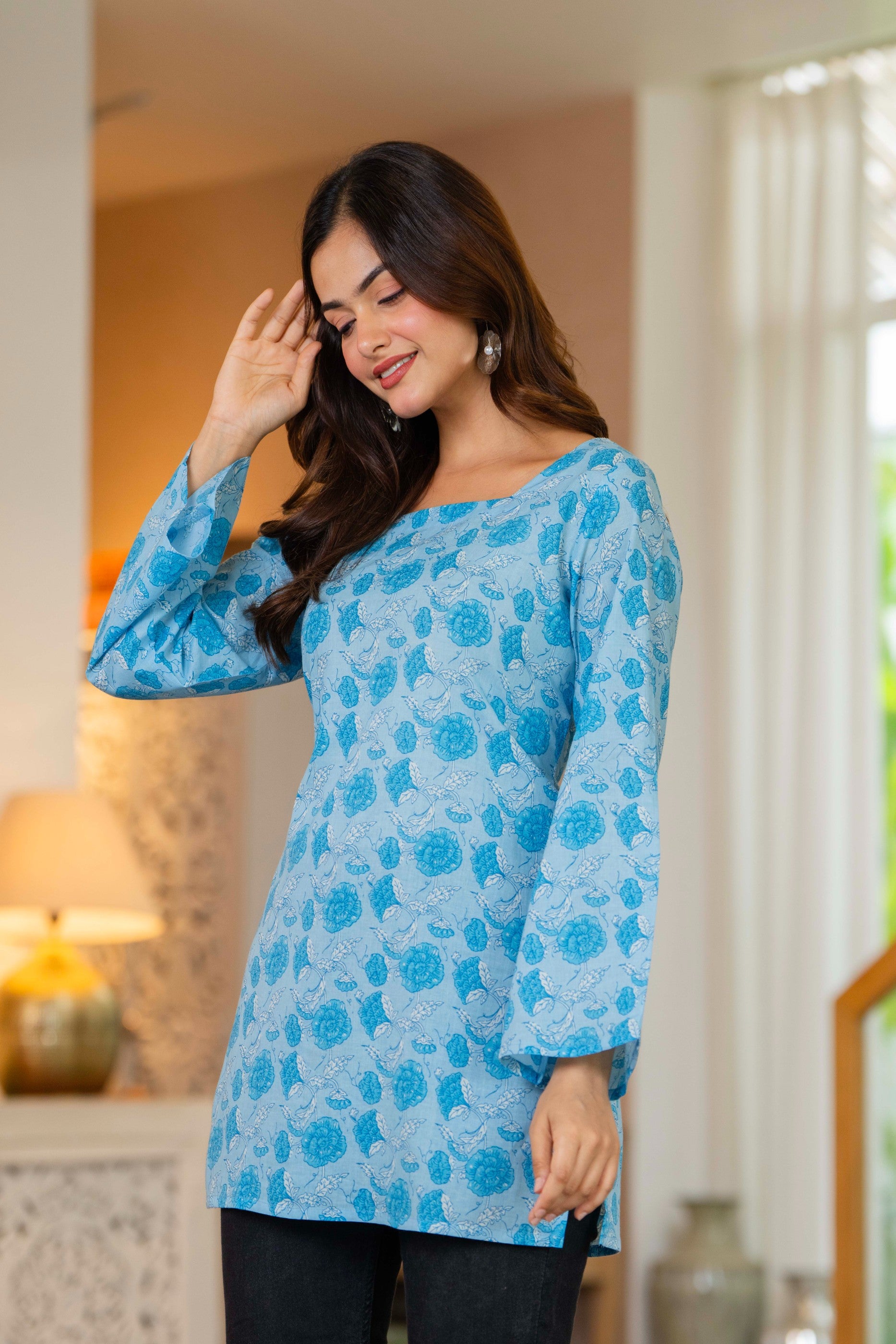 Meher by Prachiti Blue Top