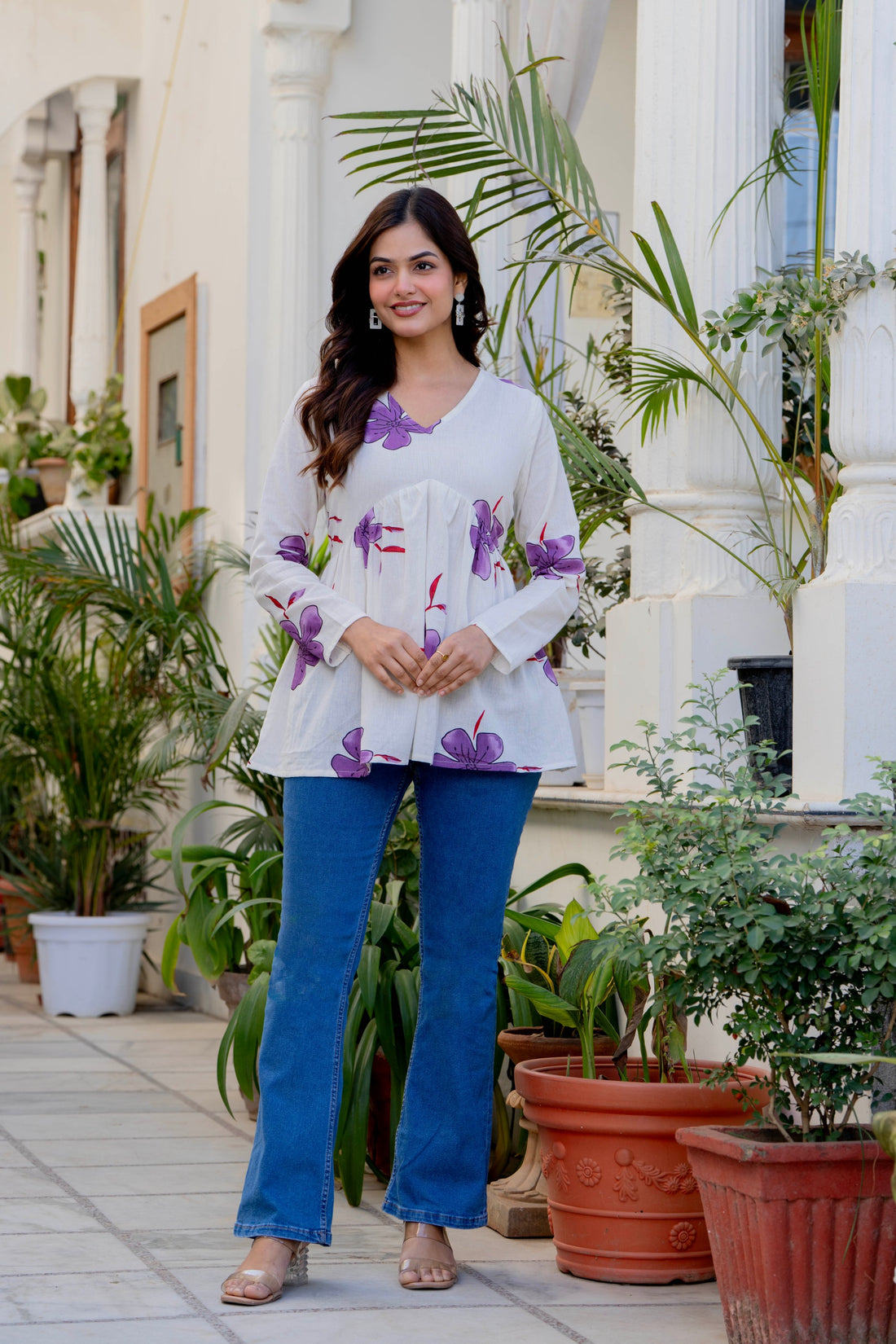 Meher by Prachiti White Top