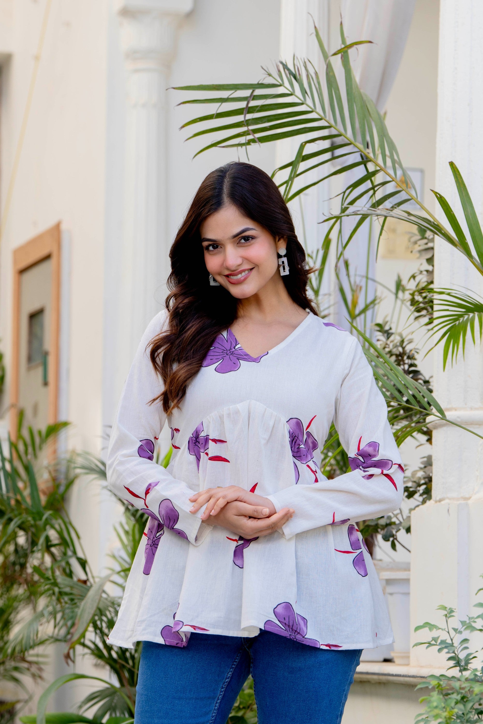 Meher by Prachiti White Top