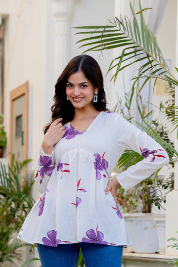 Meher by Prachiti White Top