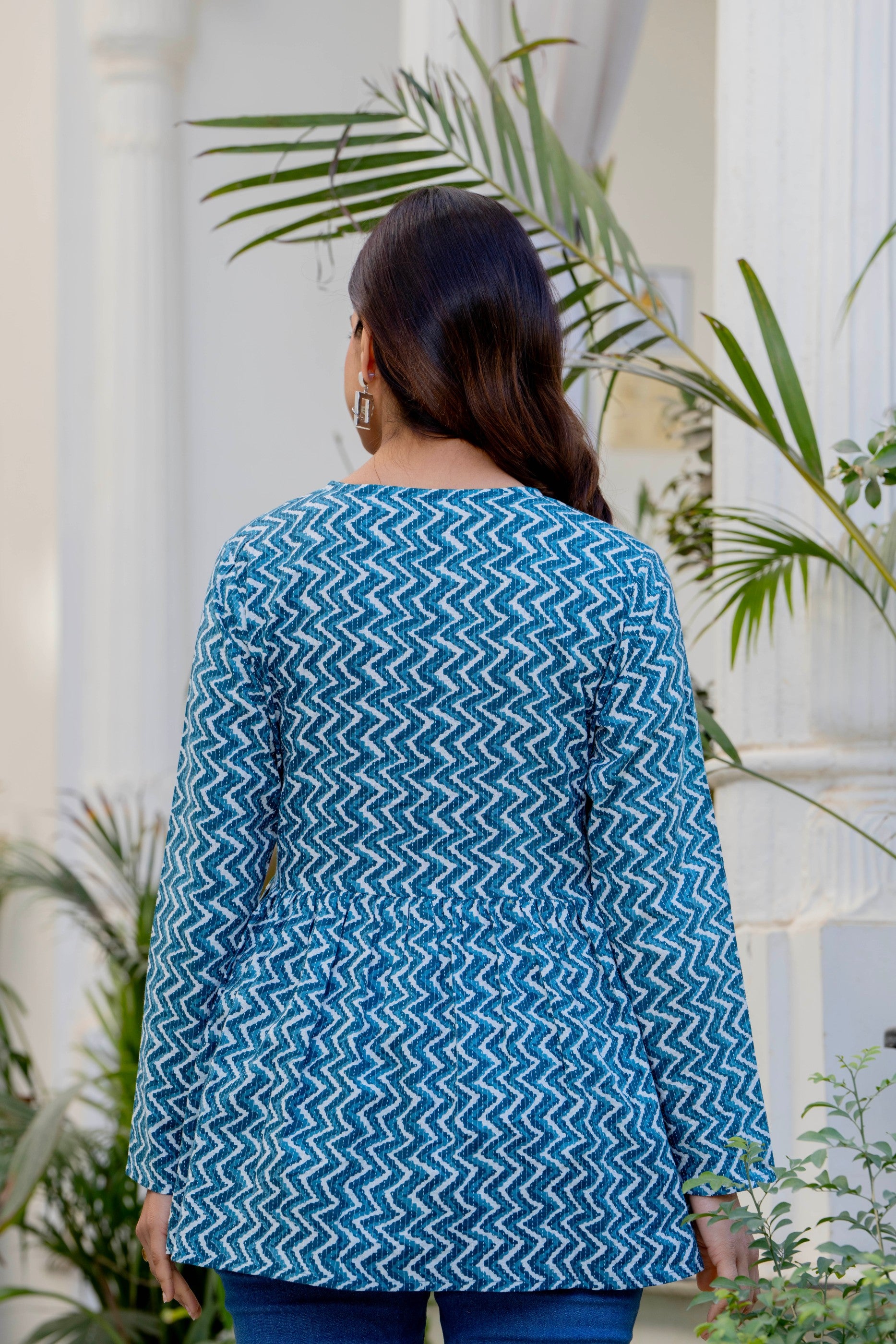 Meher by Prachiti Blue Top