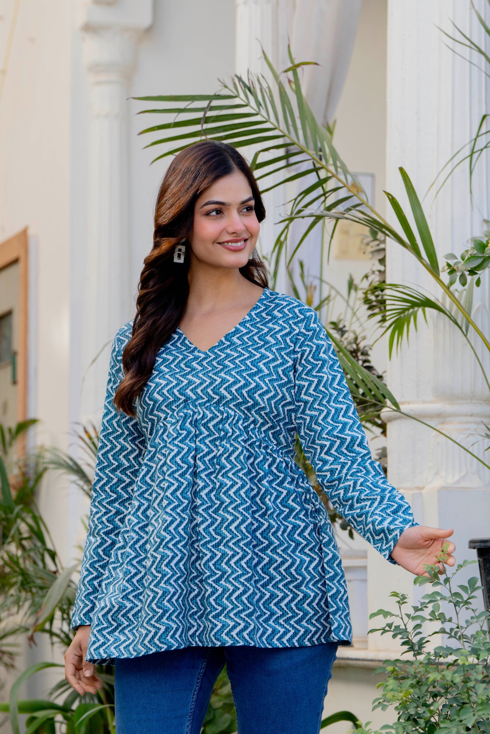 Meher by Prachiti Blue Top