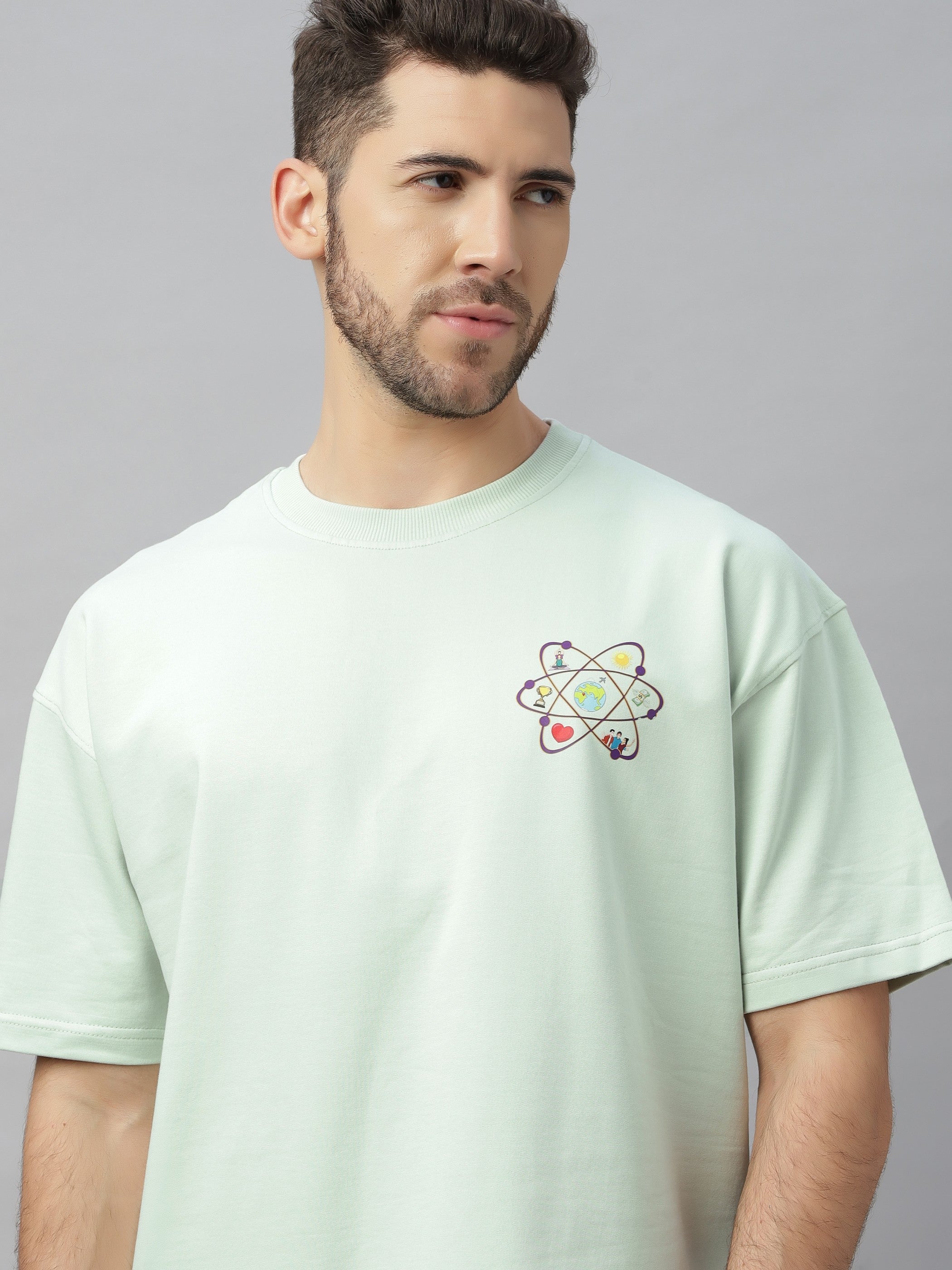 Manifest Aqua Green Oversized Unisex T-Shirt