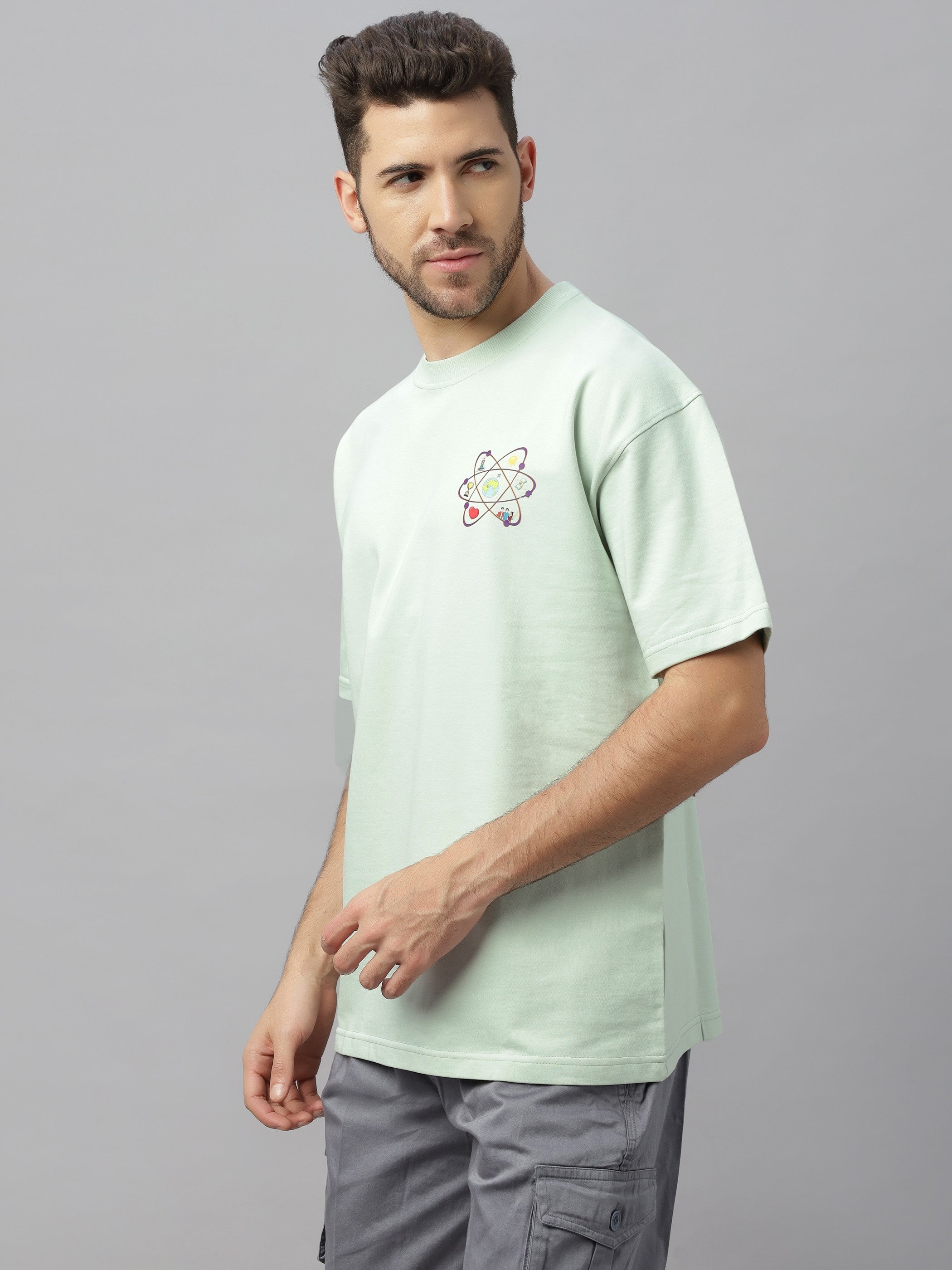 Manifest Aqua Green Oversized Unisex T-Shirt
