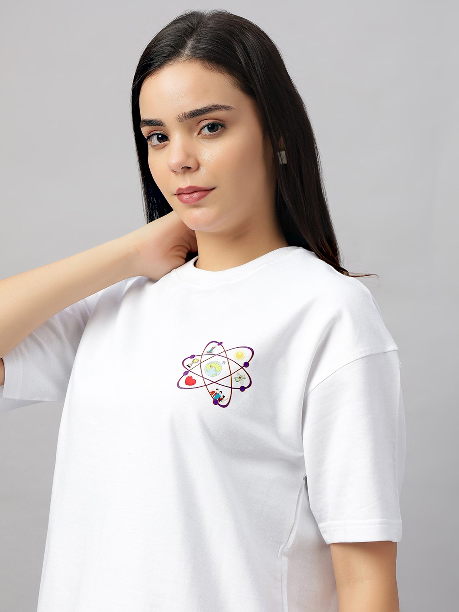 Manifest White Oversized Unisex T-Shirt