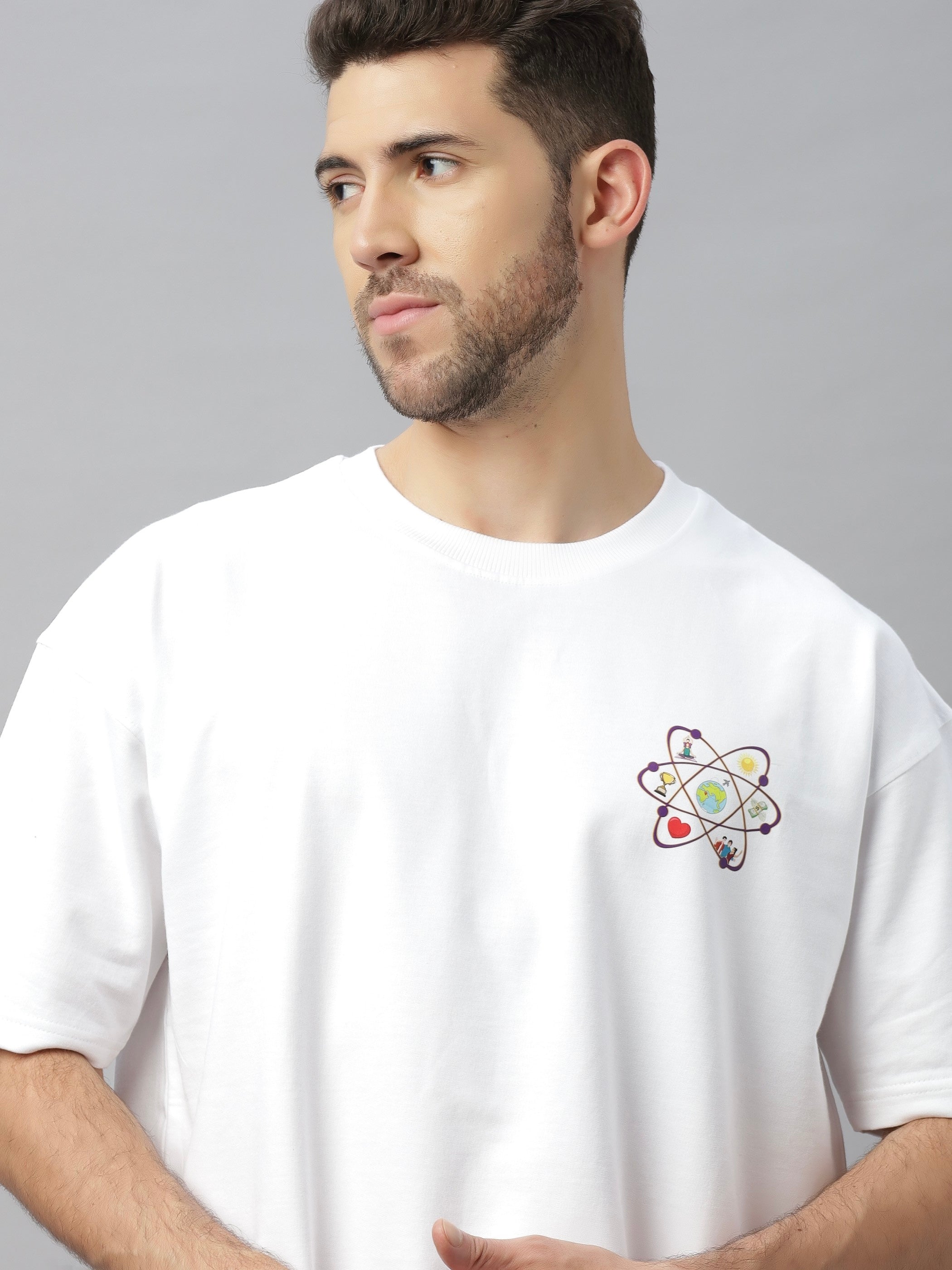 Manifest White Oversized Unisex T-Shirt