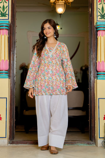 Parijat Pink Farshi Salwar Set