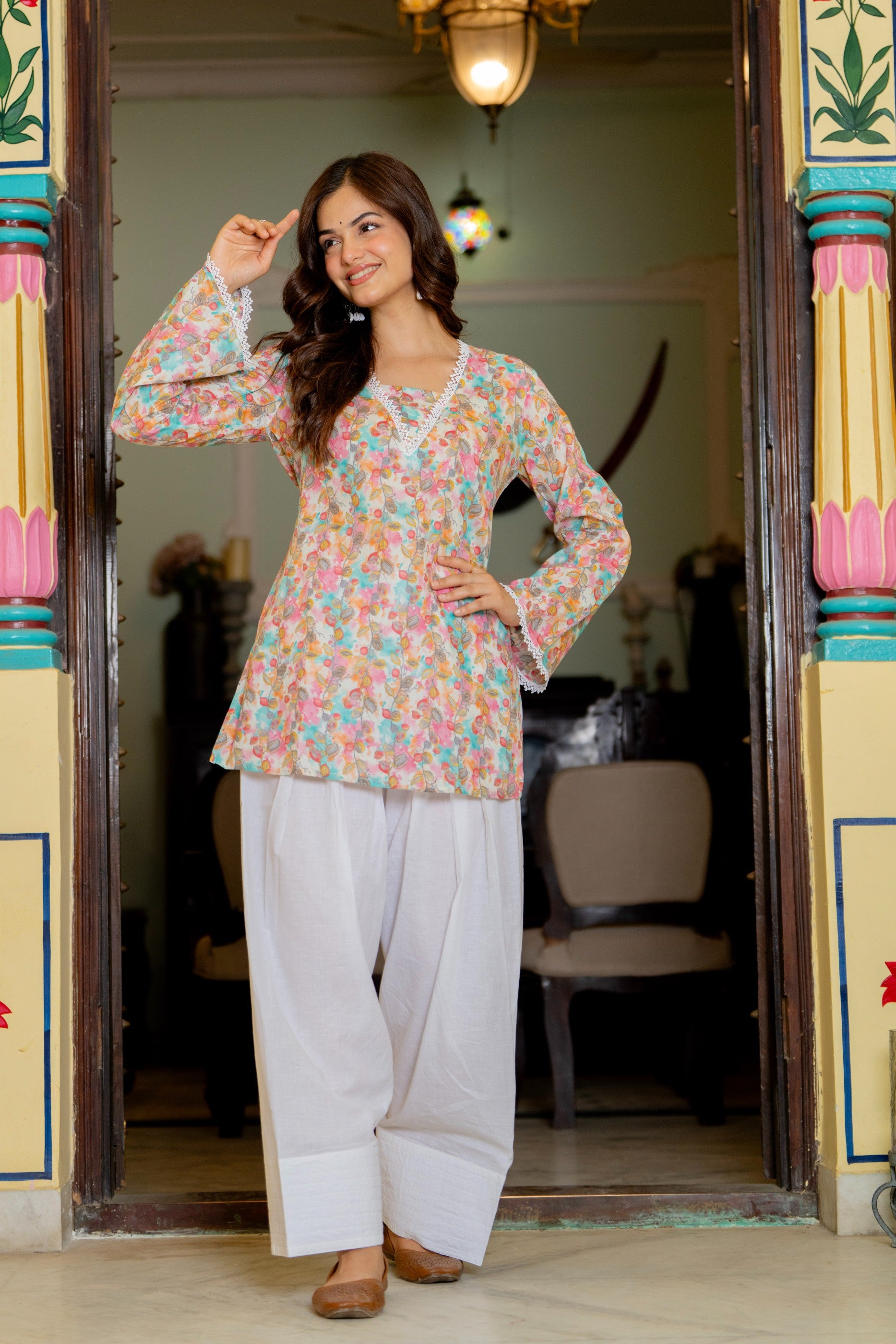 Parijat Pink Farshi Salwar Set