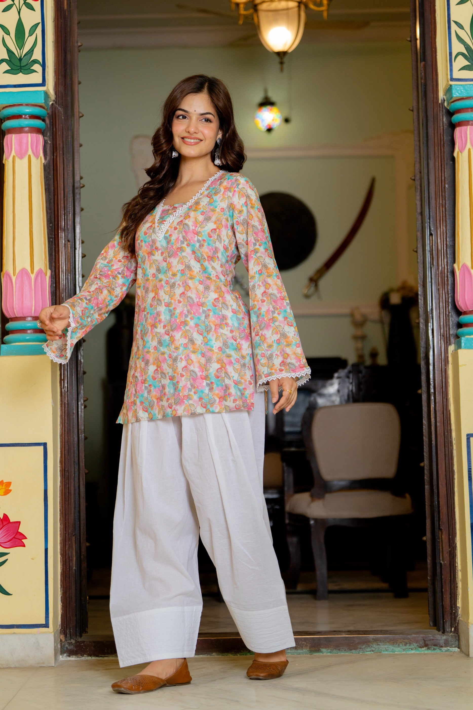 Parijat Pink Farshi Salwar Set