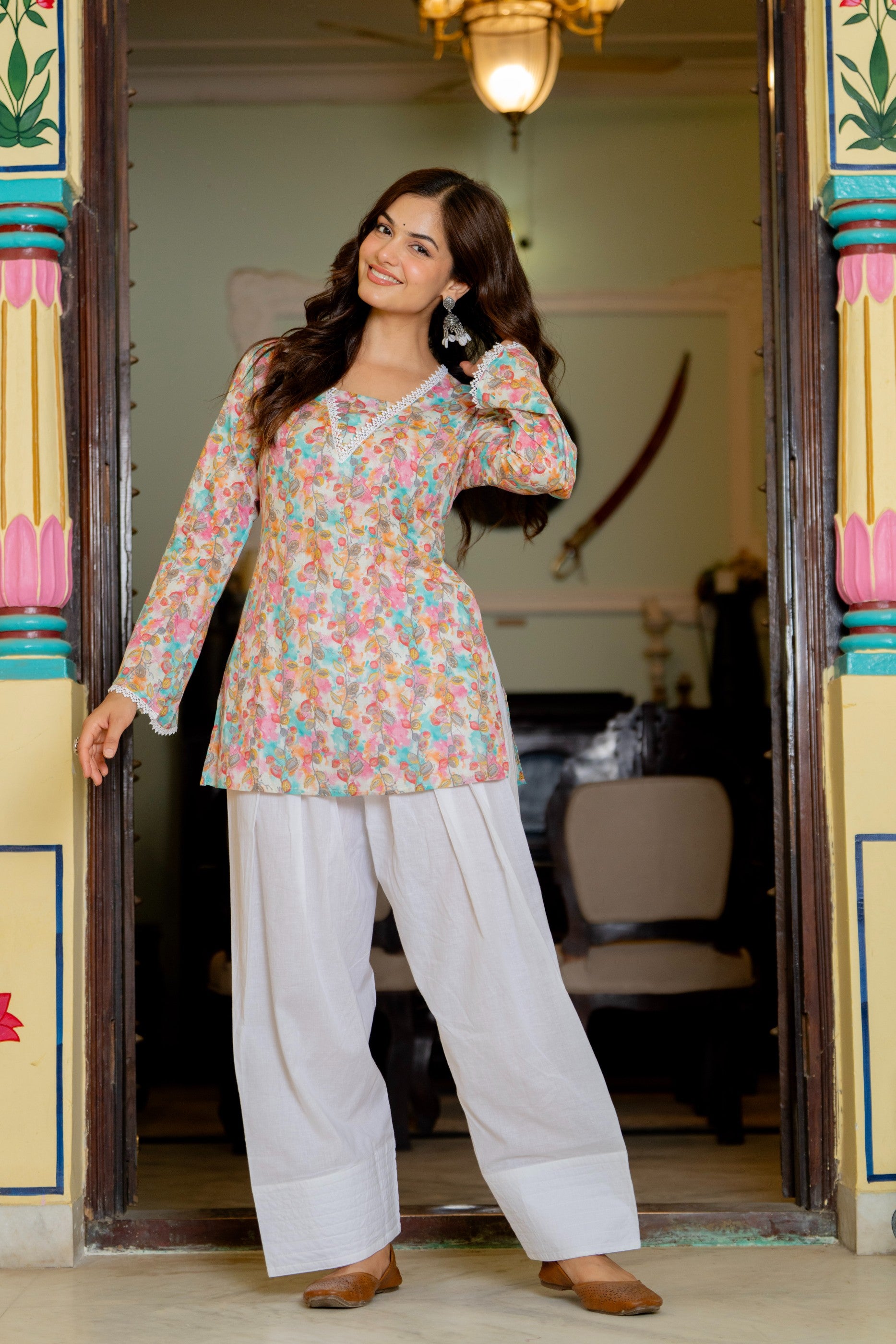 Parijat Pink Farshi Salwar Set