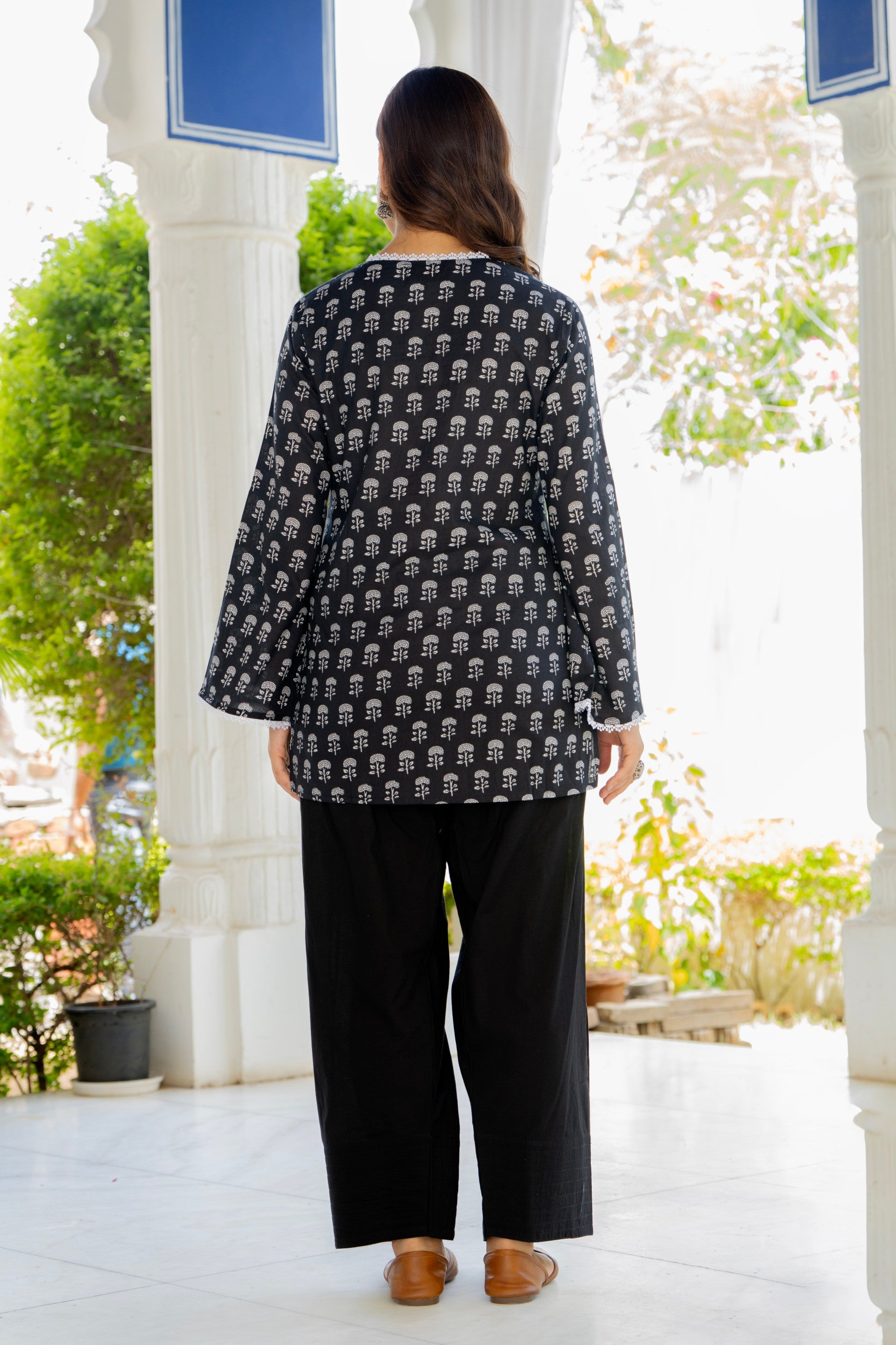 Chandni Black Farshi Salwar Set