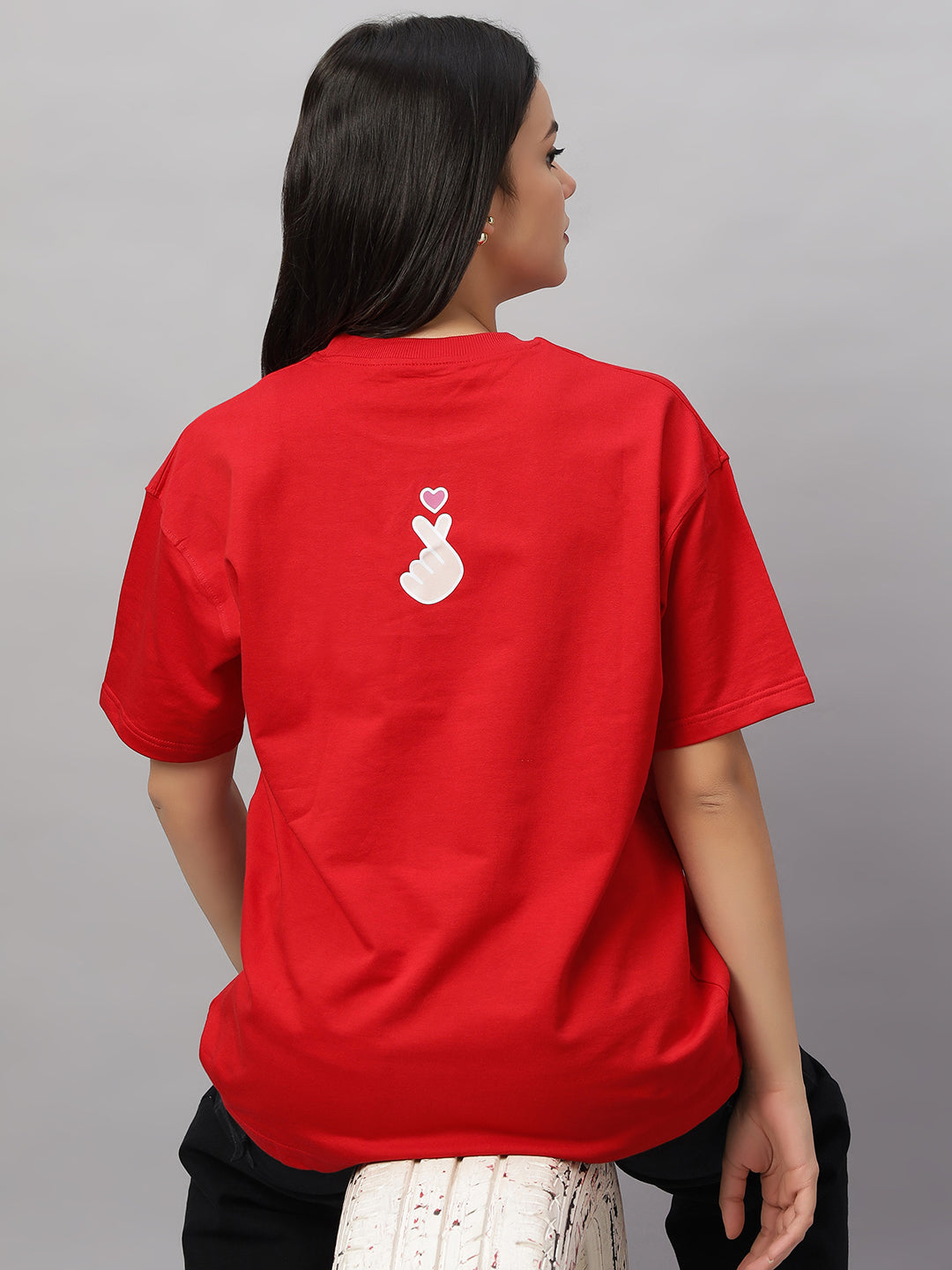 K-Drama Red Oversized Unisex T-Shirt