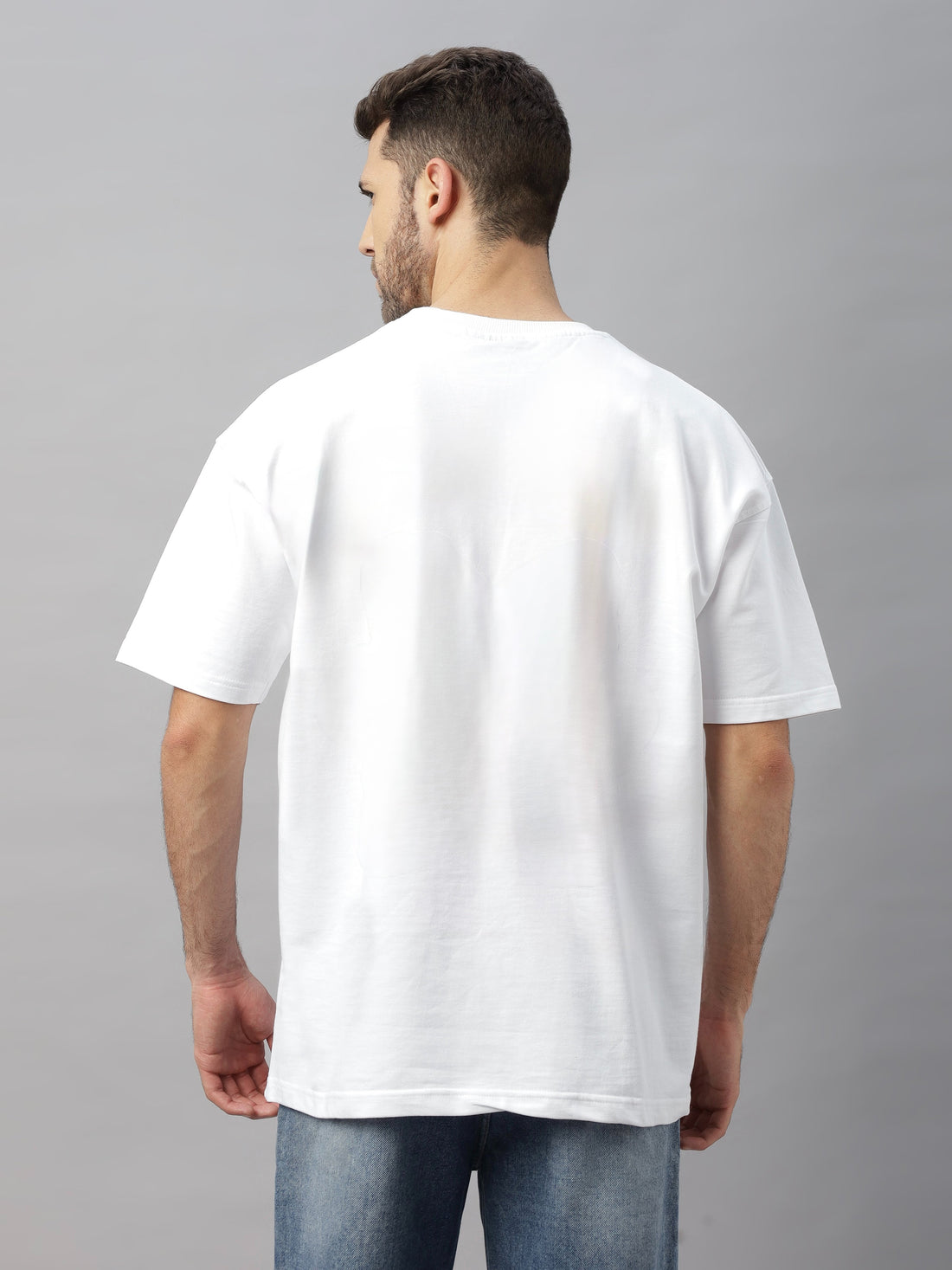 Solid White Oversized Unisex T-Shirt