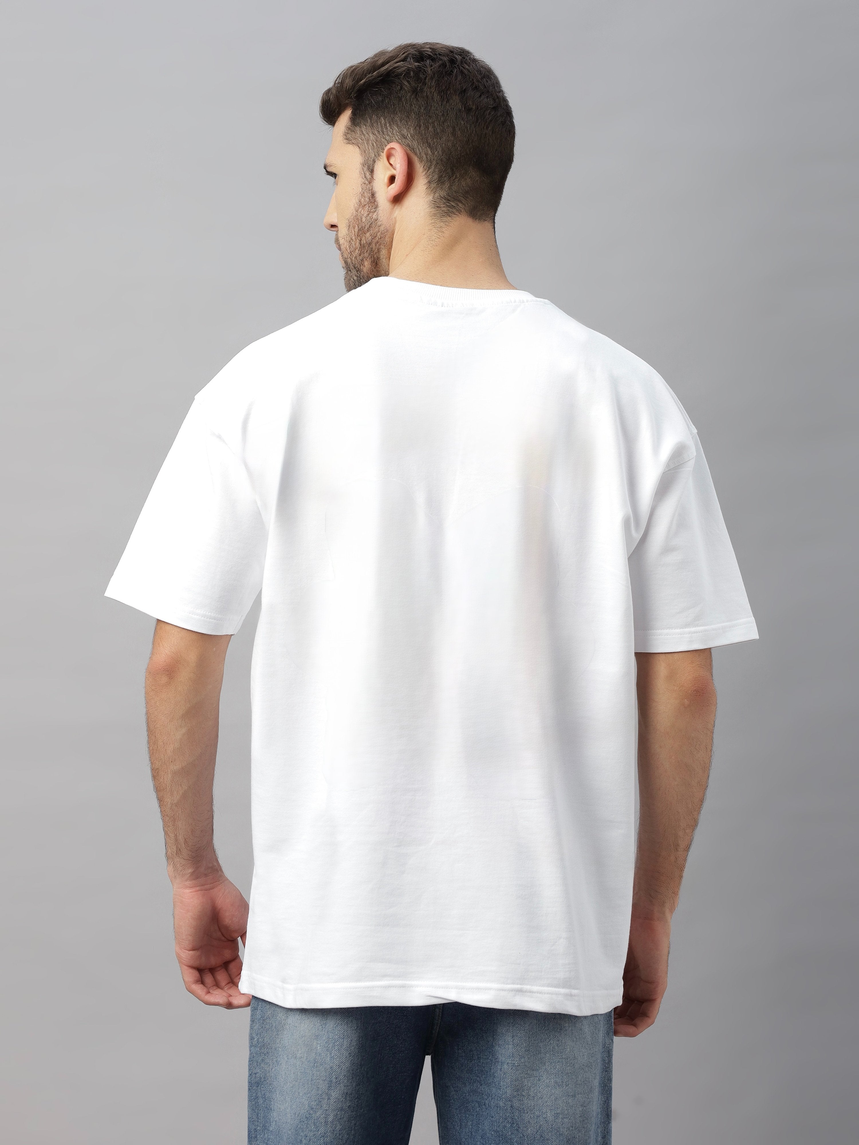 Solid White Oversized Unisex T-Shirt
