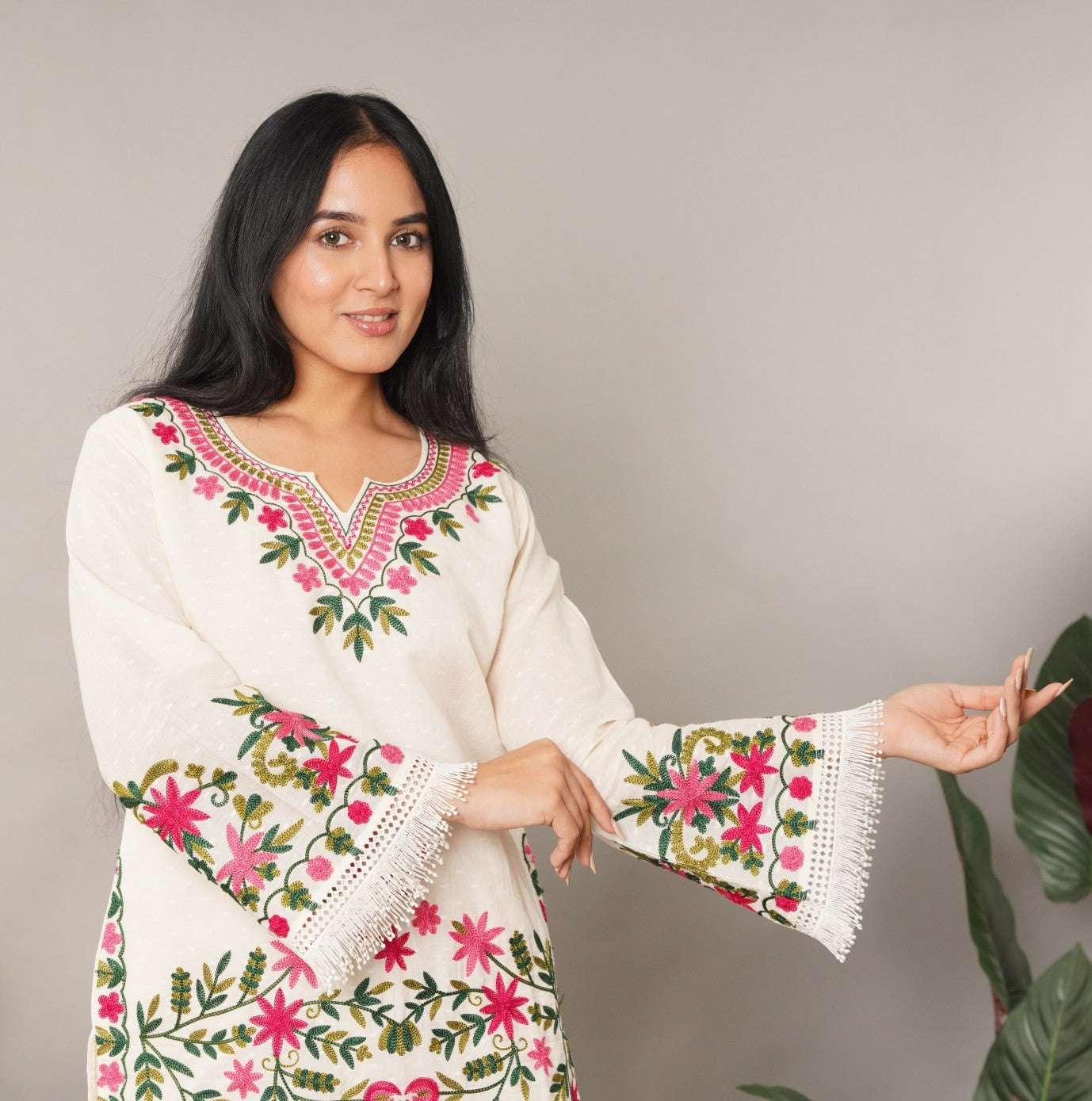 Farshi Salwar with Embroidery