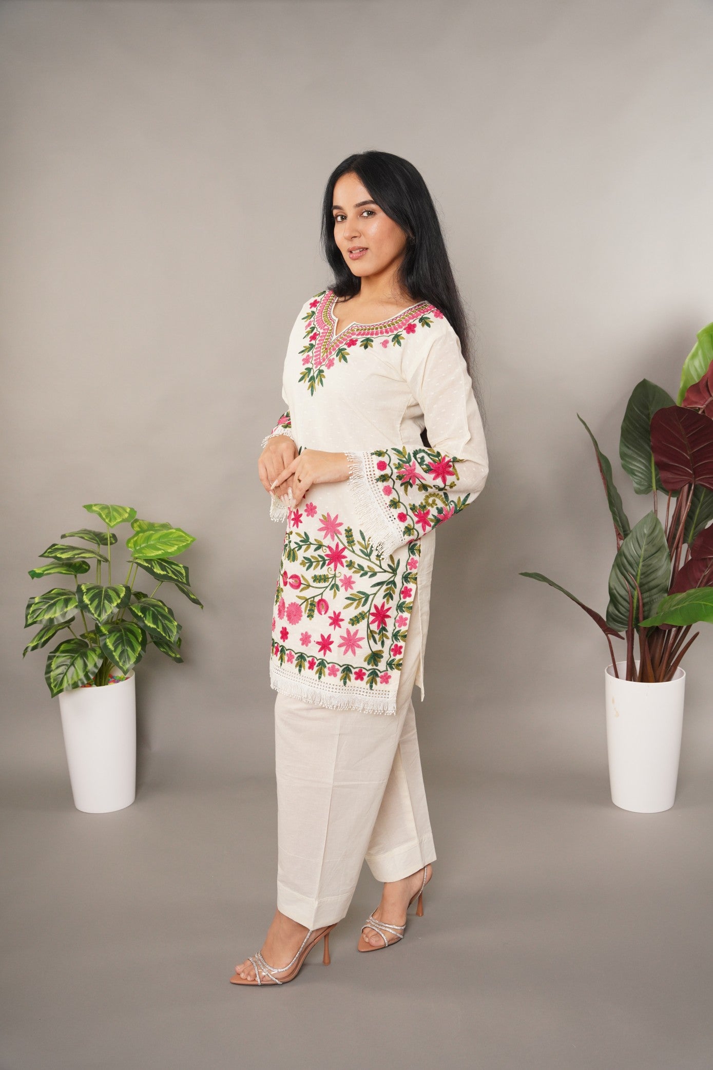 Farshi Salwar with Embroidery