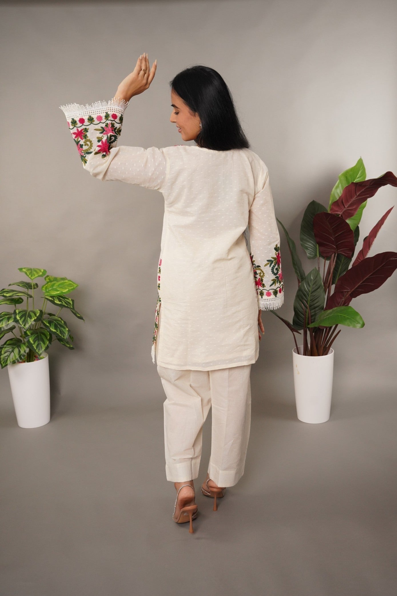 Farshi Salwar with Embroidery