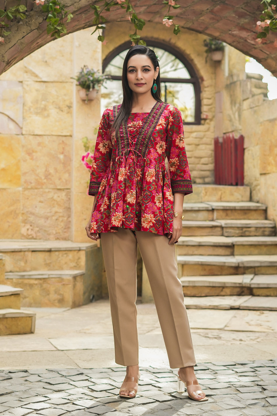 Meher by Prachiti Red Top